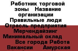 Работник торговой зоны › Название организации ­ Правильные люди › Отрасль предприятия ­ Мерчендайзинг › Минимальный оклад ­ 30 000 - Все города Работа » Вакансии   . Амурская обл.,Архаринский р-н